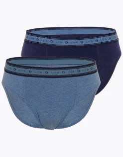 Uomo LOVABLE Multipack|Slip-Slip bipack uomo in cotone biologico, REF# L0A6D