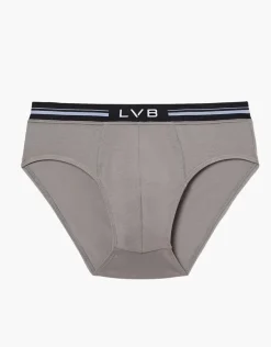 Uomo LOVABLE Slip-Slip Comfort 360 Stretch Cotton, grigio scuroREF# L077H