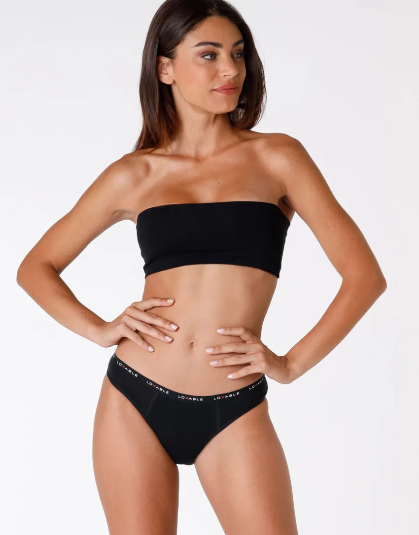 Donna LOVABLE Slip Da Ciclo Lavabili-Slip da ciclo lavabile flusso medio in cotone biologico certificato, REF# L0AY7