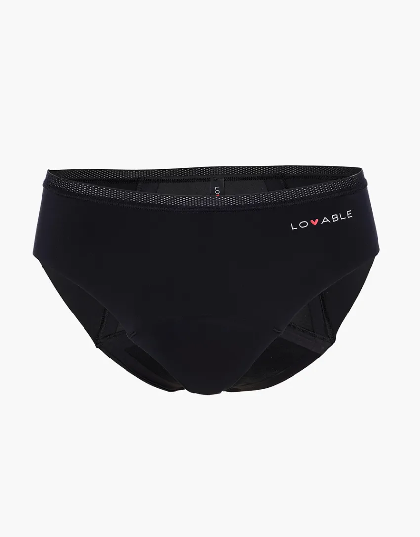 Donna LOVABLE Slip Da Ciclo Lavabili|Slip-Slip da ciclo lavabile in microfibra con finiture invisibili per flusso abbondante, REF# L0DYI