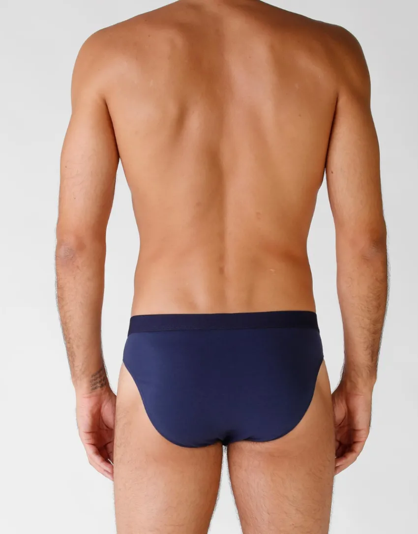 Uomo LOVABLE Multipack|Slip-Slip in cotone elasticizzato, confezione x4 bluREF# L09G3