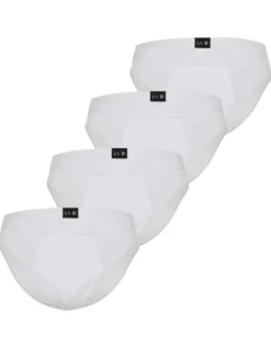 Uomo LOVABLE Multipack|Slip-Slip in cotone elasticizzato, confezione x4 biancoREF# L09G3