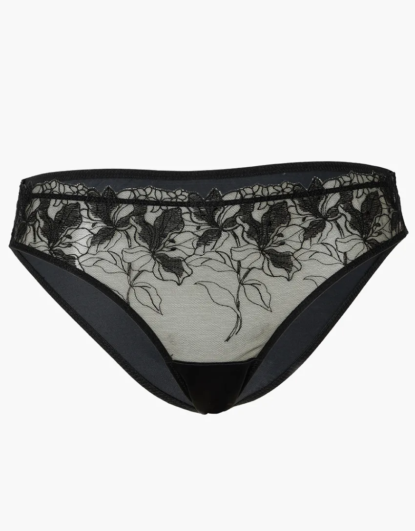 Donna LOVABLE Slip-Slip L'Elegance in pizzo e microfibra, REF# L0EHC