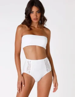 Donna LOVABLE Slip-Slip maxi lovely charme, in cotone elasticizzato con pizzoREF# L0059