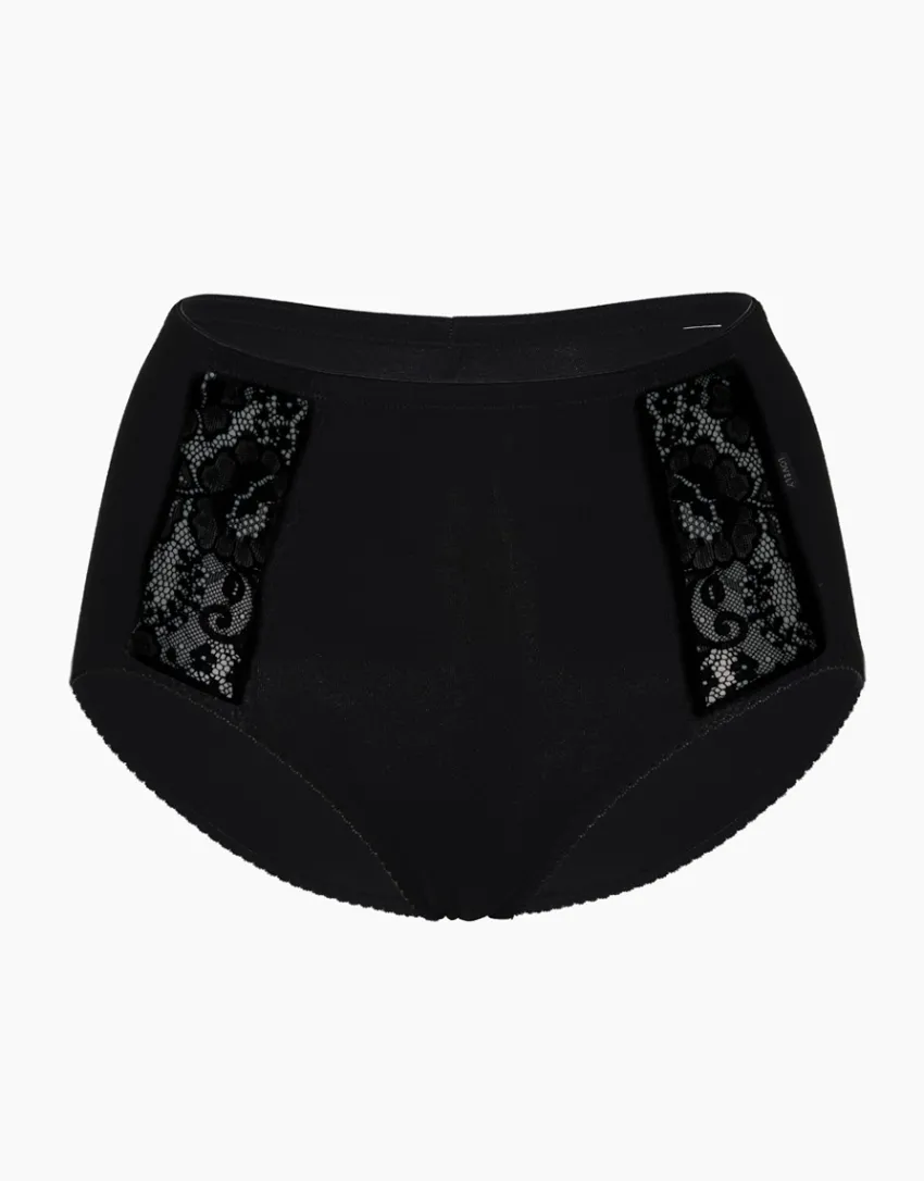 Donna LOVABLE Slip-Slip maxi lovely charme, in cotone elasticizzato con pizzoREF# L0059