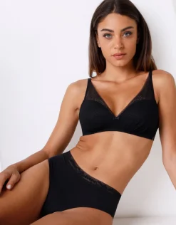 Donna LOVABLE Slip-Slip medio Invisible Exclusive in microfibra e pizzoREF# 05XH