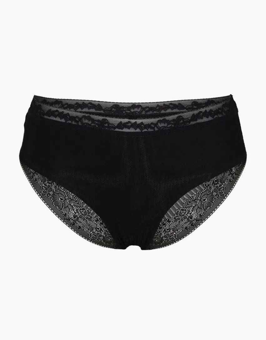 Donna LOVABLE Slip-Slip medio Invisible Exclusive in microfibra e pizzoREF# 05XH