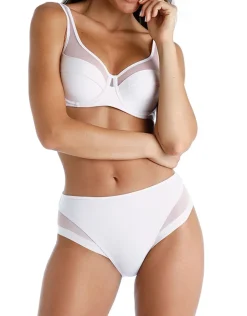 Donna LOVABLE Slip-Slip Midi Classic Invisible in microfibra e tulle, REF# L0A63