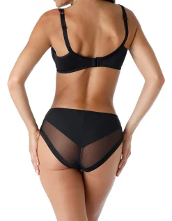 Donna LOVABLE Slip-Slip Midi Classic Invisible in microfibra e tulle, REF# L0A63
