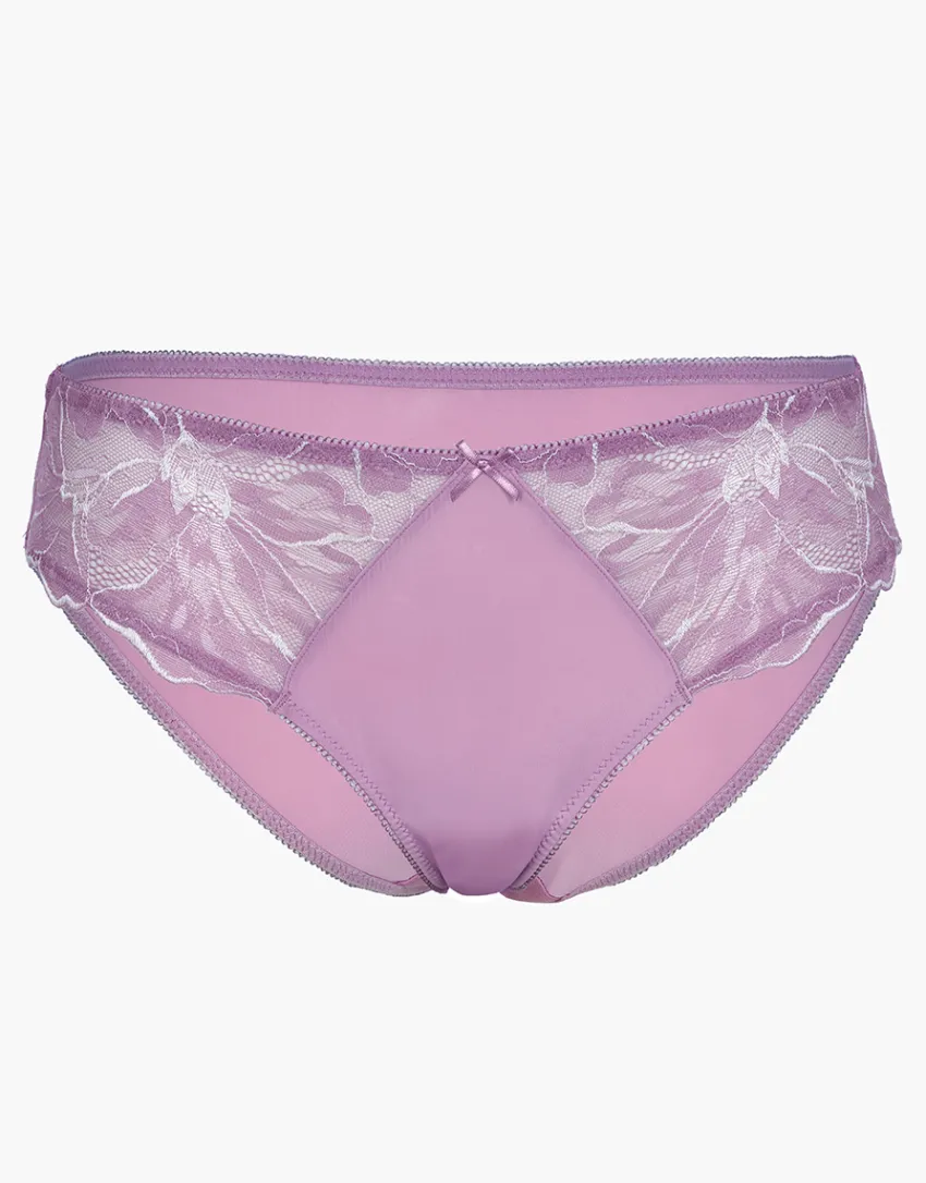 Donna LOVABLE Slip-Slip Midi Floral Lace in pizzo e microfibra, REF# L0DYZ