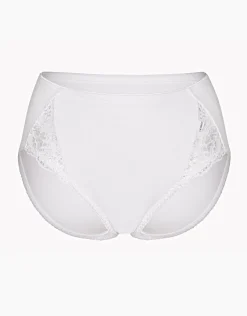 Donna LOVABLE Slip-Slip midi Lovely Charme in cotone elasticizzato con pizzoREF# 0035