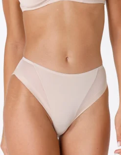 Donna LOVABLE Slip-Slip midi sgambato Invisible Ultra Light in microfibra e tulle. Massima invisibilitàREF# 0251