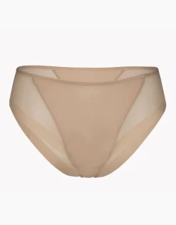 Donna LOVABLE Slip-Slip midi sgambato Invisible Ultra Light in microfibra e tulle. Massima invisibilitàREF# 0251