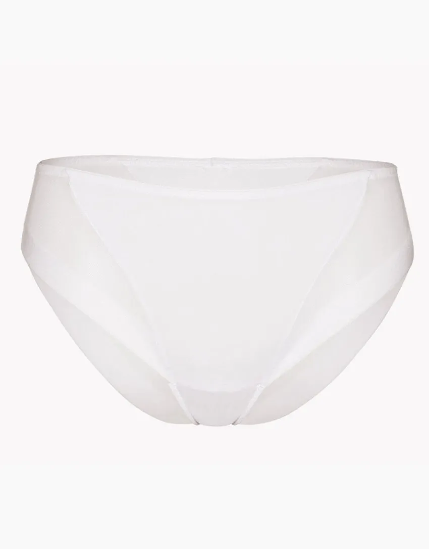 Donna LOVABLE Slip-Slip midi sgambato Invisibile Ultra Light in microfibra e tulleREF# 0251