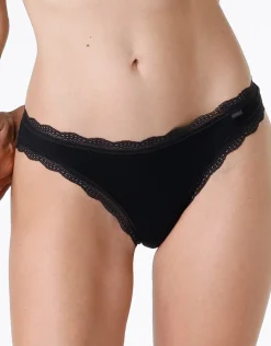 Donna LOVABLE Slip-Slip Mini Lovely in cotone elasticizzato e pizzo, REF# L0CVZ