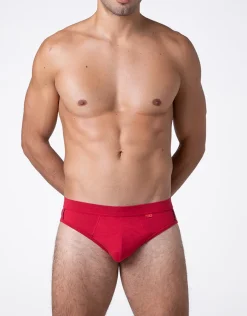 Uomo LOVABLE Slip-Slip Solid Red Xmas, rosso profilo checkREF# L0DLH