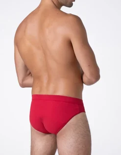Uomo LOVABLE Slip-Slip Solid Red Xmas, rosso profilo checkREF# L0DLH