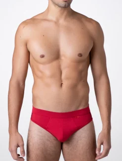Uomo LOVABLE Slip-Slip Solid Red Xmas, rosso profilo checkREF# L0DLH