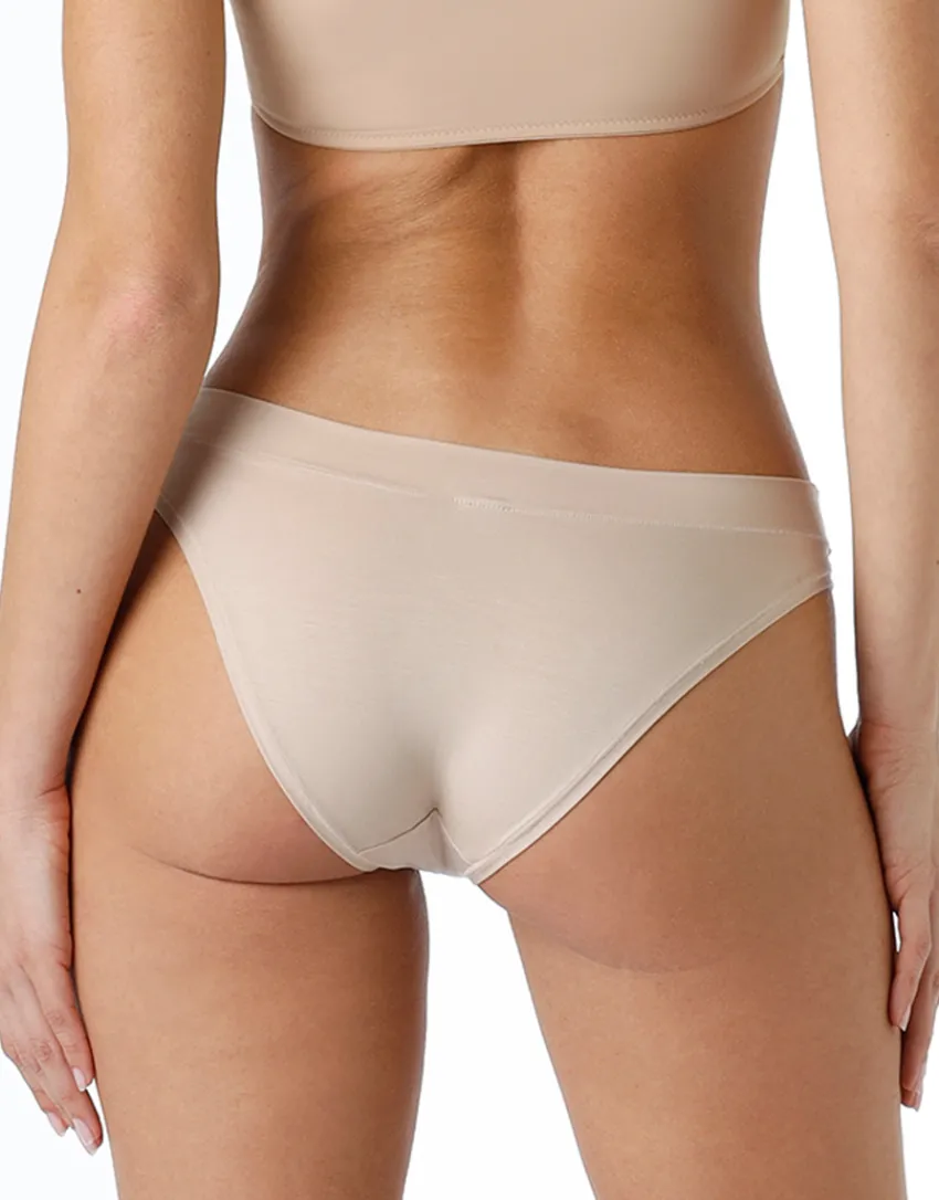 Donna LOVABLE Slip-Slip Ultrasoft Panties in Cotone Modal, skinREF# L0DPT