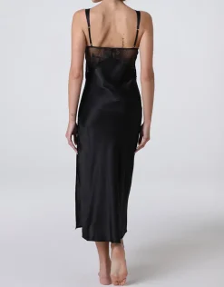 Donna LOVABLE Camicie Da Notte-Sottoveste Lunga L'Elegance in seta e modal, REF# L0EHS