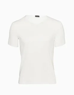 Uomo LOVABLE T-Shirt-T-shirt 100% cotone Pure Cotton con scollo a V, REF# 05XP
