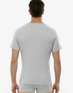 Uomo LOVABLE T-Shirt-T-shirt girocollo 100% cotone Pure Cotton, REF# 05XO