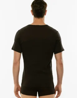 Uomo LOVABLE T-Shirt-T-shirt girocollo 100% cotone Pure Cotton, REF# 05XO