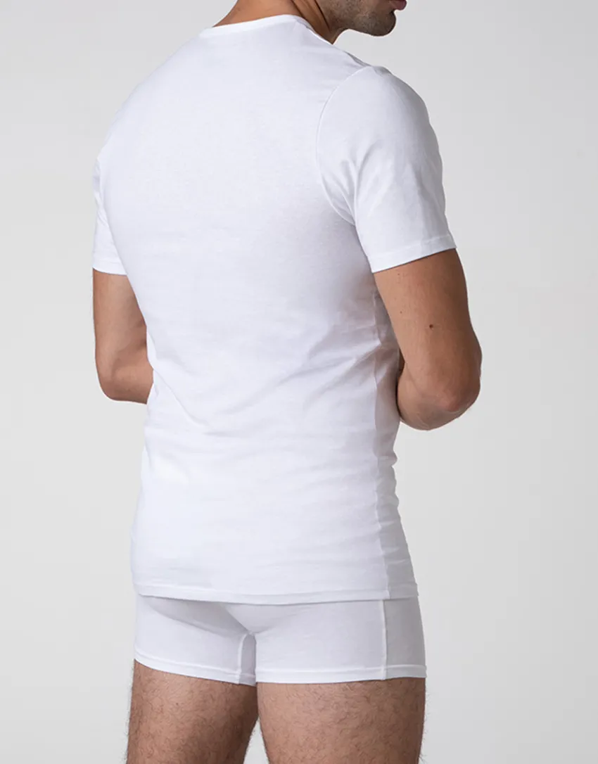 Uomo LOVABLE T-Shirt-T-shirt girocollo Cool Sensation in Stretch Cotton, REF# L0DGP
