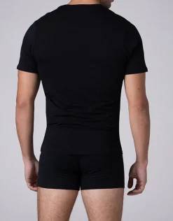 Uomo LOVABLE T-Shirt-T-shirt girocollo Cool Sensation in Stretch Cotton, REF# L0DGP