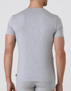Uomo LOVABLE T-Shirt-T-shirt girocollo Supima Premium Cotton in cotone elasticizzato, ngeREF# L6016