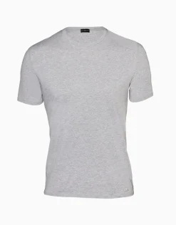 Uomo LOVABLE T-Shirt-T-shirt girocollo Supima Premium Cotton in cotone elasticizzato, ngeREF# L6016
