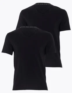 Uomo LOVABLE T-Shirt-T-shirt girocollo uomo bipack in cotone biologico, REF# L0BAN