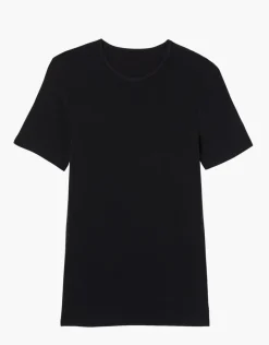 Uomo LOVABLE T-Shirt-T-shirt girocollo Warm Sensation in Stretch Cotton, REF# L041Y