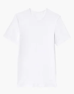 Uomo LOVABLE T-Shirt-T-shirt girocollo Warm Sensation in Stretch Cotton, REF# L041Y