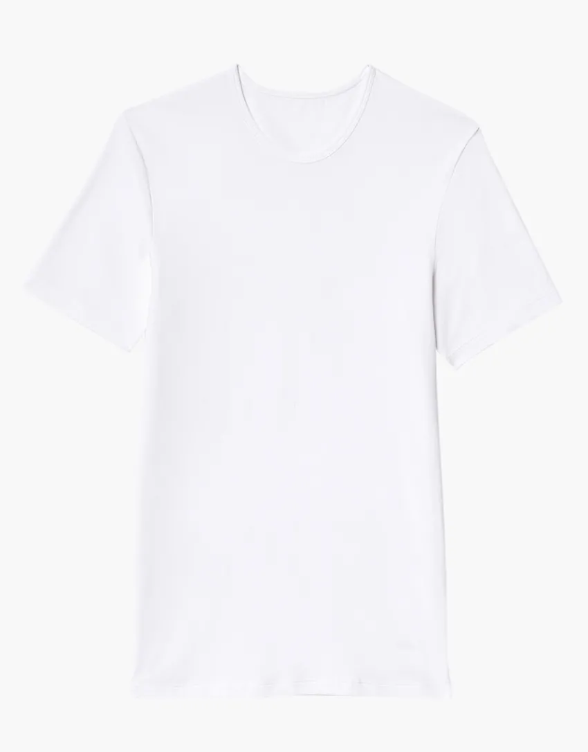 Uomo LOVABLE T-Shirt-T-shirt girocollo Warm Sensation in Stretch Cotton, REF# L041Y