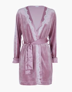 Donna LOVABLE Vestaglie E Kimono-Vestaglia manica lunga in Ciniglia, REF# L0DN6